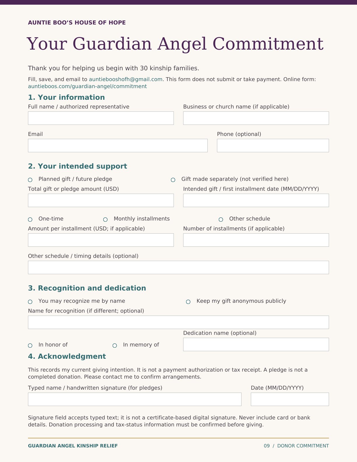 Guardian Angel Partner Guide, page 9 of 10